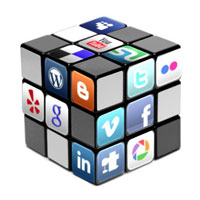 Social Media Rubiks Cube