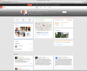 Google+ met 3 kolommen