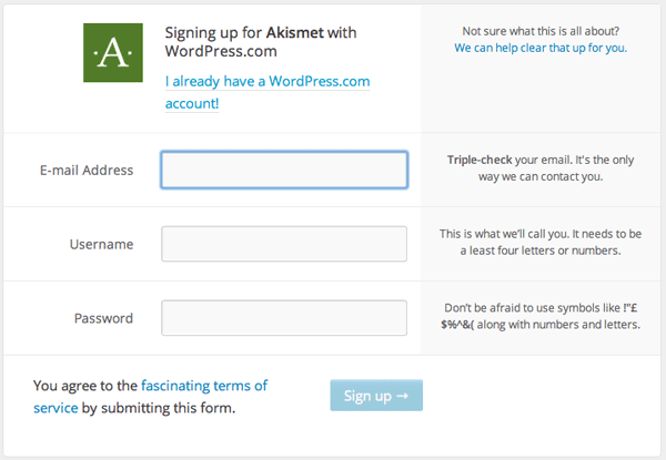 Akistmet Signup