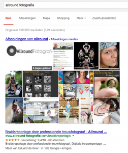 Meer afbeeldingen in Google zoekresultaten